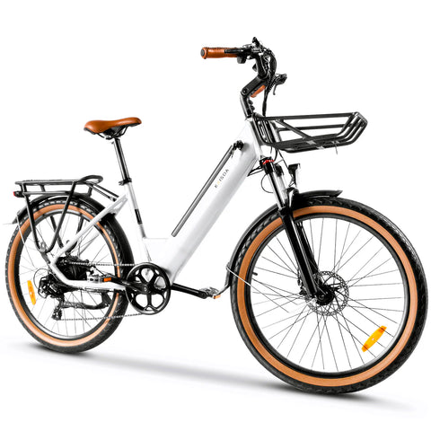 K601 250W 36V 16Ah Lithium Battery 50Nm Wide Tire E-Bike 26*2.5